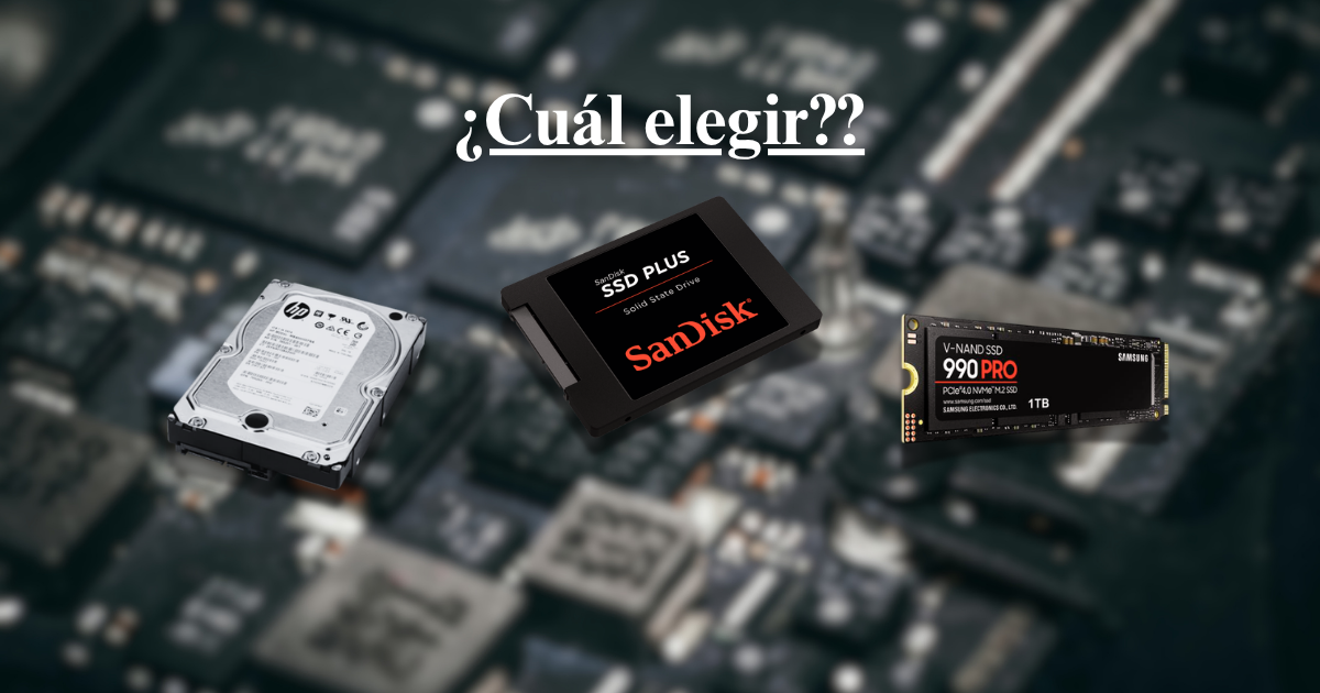 Diferencias entre discos duros HDD, SSD y SSD M.2