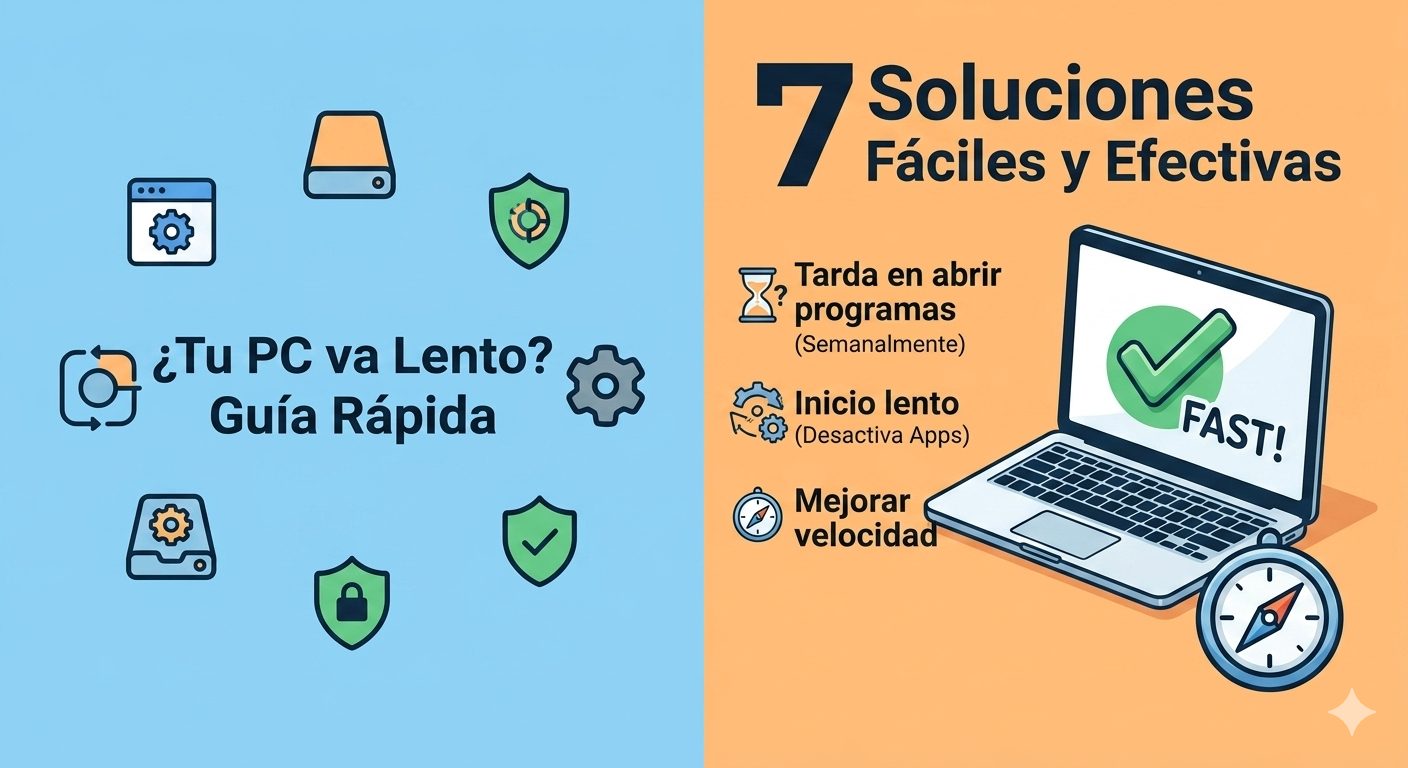 ¿Tu ordenador va lento? 7 soluciones fáciles antes de gastar dinero